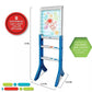 LED Artist Easel with Removable Glow-in-the-Dark Portable Tablet